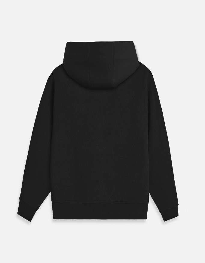Premium Unisex Black Zip Hoodie - Image 2